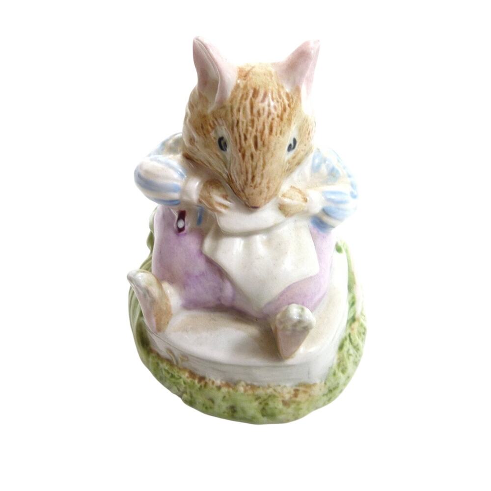 Royal Doulton Mr Toadflax Figurine Brambly Hedge Rare Variant No Cushion Vintage